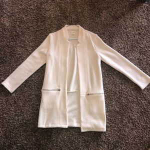 Cream Ellison sweater jacket size small